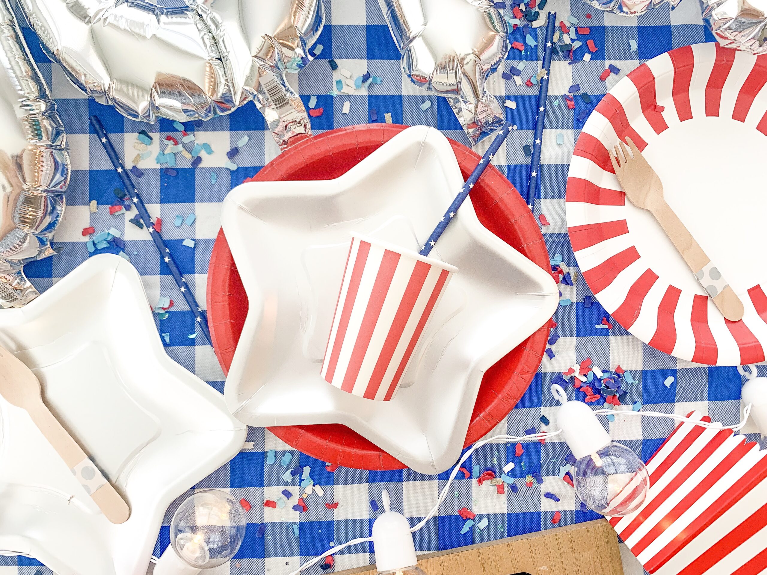 4th Of July Table Scape + Baked Potato Bar!!